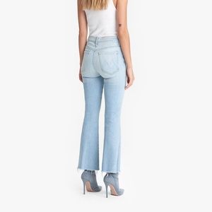 MOTHER Light Blue Ankle & Cropped Jeans